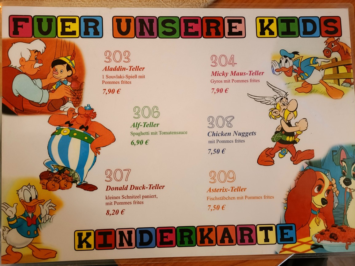 Kinderteller - Marktschwalbe