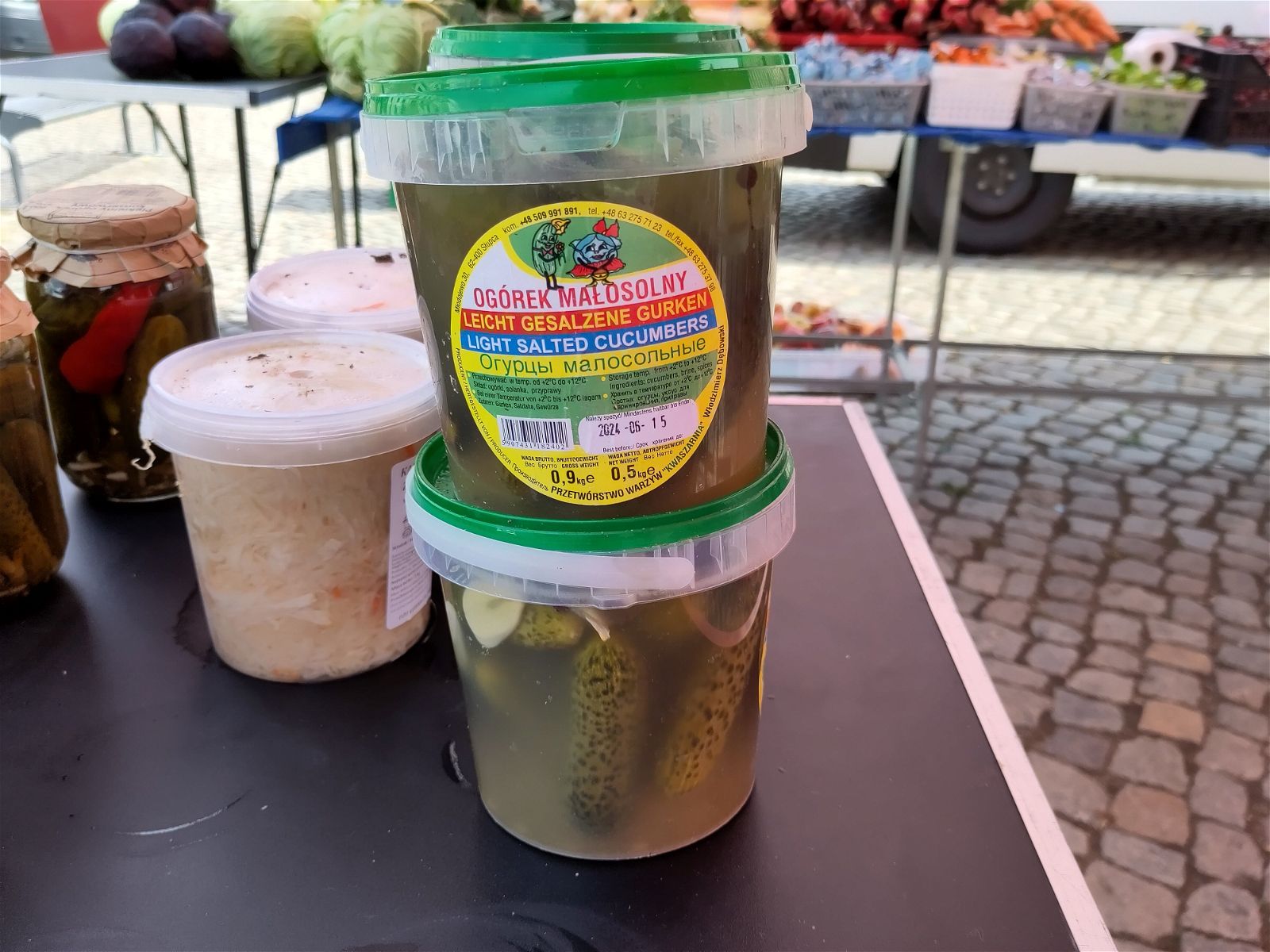 Saure Gurken im Becher - Marktschwalbe